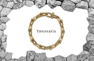 ☆TIFFANY＆CO.☆￥101万・未使用☆ハードウェア 18Kイエローゴールド ブレスレット 