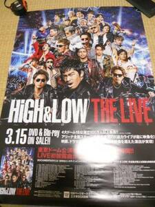 HiGH&LOW THE LIVE EXILE TRIBE ポスター2枚セット　