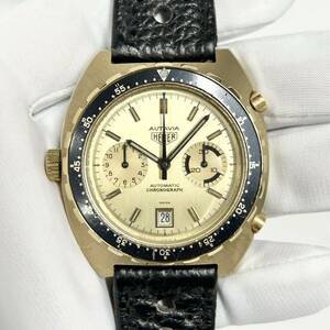 HEUER 114.603 Autavia Cal.12 Steel/Gold Plated Automatic Chronograph 42ｍｍ Vintage ホイヤー オータヴィア ヴィンテージ オートマ