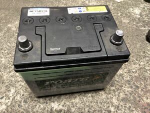 充電制御バッテリー75D23L使用期間約1年10か月