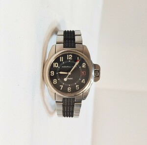 ★HAMILTON KHAKI ハミルトン カーキ ①　6301 ネイビー文字盤　デイト機能付き　010JJHJU15