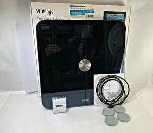 Withings スマート体重計 The Smart Bodyscale WBS01 WiFi対応 体組成計 スマートフォン連携 自動　ブラック