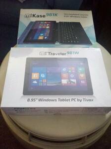 Brand New 8.95 Windows 8.1 Tablet PC + 9" Magnetic Folding Tablet Case-Black 海外 即決