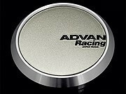 【メーカー取り寄せ】ADVAN Racing センターキャップ FLAT レーシングサンドメタリック 直径:63ミリ 4個セット