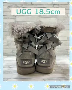 UGG ムートン　ブーツ　キッズ　18.5cm グレー