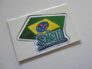 Salem セーレム タバコ 国旗 ブラジル ロゴ ワッペン/自動車 アイルトンセナ フェラーリ F1 フォーミラ レーシング 134