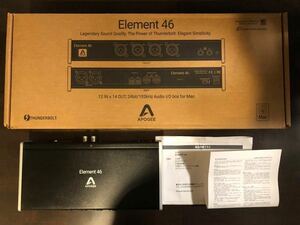 APOGEE Element 46 Thunderbolt オーディオインターフェース　Mac