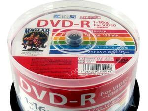同梱可能 DVD-R 録画用 50枚 16倍速 120分地デジ録画に最適！ HIDISC HDDR12JCP50/0018ｘ３個セット/卸