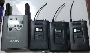 SONY ソニー WRR-861 ワイヤレスマイクレシーバー ＆ WRT-820 トランスミッター 3点セット