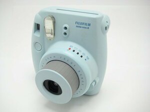 ★ハローカメラ★0304 FUJI チェキ instax mini 8【シャッター.ストロボ動作OK】 インスタントカメラ 動作品 ブルー 1円スタート 即決有り