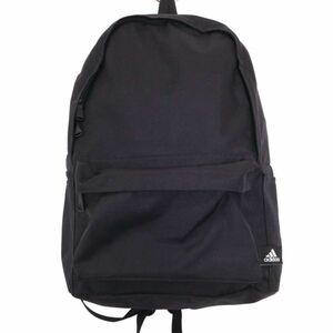 adidas アディダス 通年 ロゴプリント★ デイパック バックパック リュック Sz.なし　メンズ 黒　E4G00309_4#U