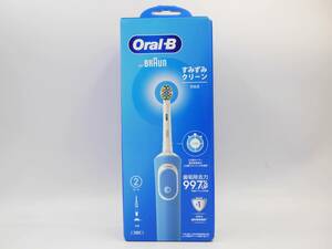 【未開封】BRAUN ブラウン 電動歯ブラシ Oral-B オーラルB すみずみクリーン フロス D100.413.2 BL ブルー [15296-jhjj]