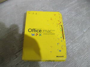 [CD3/M60426-1]★Microsoft Office：MAC2011　WPX Home ＆ Student ファミリーパック　3ユーザー　3Mac★