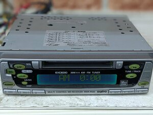 サンヨー　ＭＤＲ－Ｒ５００　ＡＭ、ＦＭ、ＭＤデッキ　　中古品