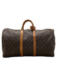 LOUIS VUITTON◆キーポル・バンドリエール55_モノグラム・キャンバス_BRW/PVC/BRW/モノグラム