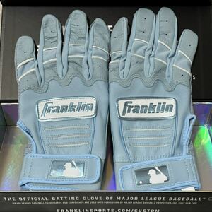 新品 Franklin CFX Pro ライトブルー Mサイズ バッティンググローブ フランクリン 野球 革手 バッテ グラブ 限定
