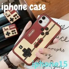 【iPhone15用】オシャレ　コントローラー風　カバー