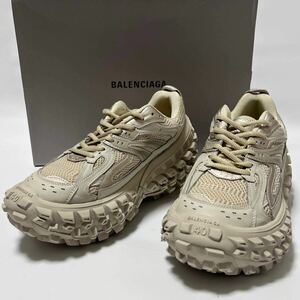 付属品あり 美品 BALENCIAGA バレンシアガ DEFENDER ディフェンダー ローカットスニーカー685613サイズ40 ベージュ Bouncer