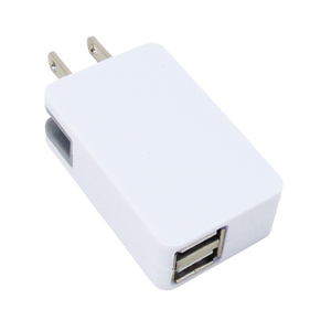 送料無メール便料 USB-ACアダプター 出力2.1A コンパクトUSB充電器 USB２ポートタイプ USB053ｘ１台