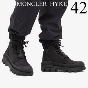 MONCLER x HYKE BOOTS 黒 42　定価124300円　モンクレール　ハイク　ブーツ HYKE DESERTYX ANKLE BOOTS GENIUS ジーニアス