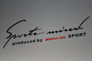 スポーツマインド　 ////AMG　ステッカー　BENZ　ブラック