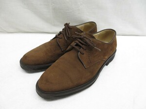 01Y010 【 保管・中古品 】 Hush Puppies OTSUKA メンズ レザーシューズ 611 M130-AI 25㎝ スエード 革靴 茶 現状渡し