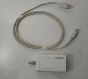 1639送料200円 アンカー Anker 735 Charger (GaNPrime 65W) 急速充電器　A2668 ケーブルおまけ 充電器 チャージャー 白 ホワイト