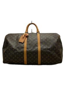 LOUIS VUITTON◆キーポル55_モノグラム・キャンバス_BRW/PVC/BRW/総柄