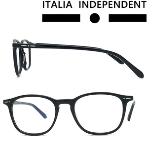 ITALIA INDEPENDENT イタリア インディペンデント ブランド メガネフレーム ブラック 眼鏡 II-5861-009-GLS