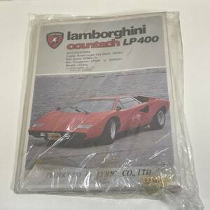 BB251【バインダーノート】昭和レトロ　ランボルギーニ　countach LP400　未開封　デッドストック　1980年代　 