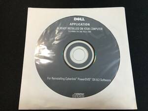 l【ジャンク】DELL Application CDディスク Cyberlink PowerDVD DX 8.2