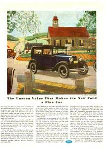 ◆1931年の自動車広告　フォード　FORD