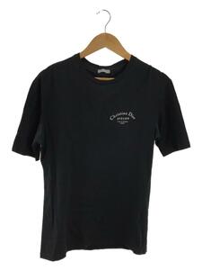 Dior HOMME◆ディオールオム/Tシャツ/XXS/コットン/ブラック/プリント/863J621I2712