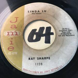 試聴 レア・アーリー・ブラックR&R45 RAY SHARPE MONKEY’S UNCLE / LINDA LU 両面VG++ SOUNDS EX 1959年 カルト・クラブ・クラシック