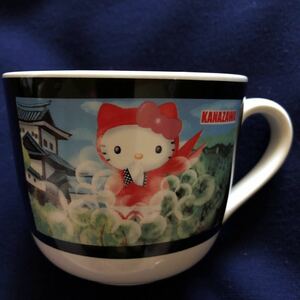 激レア希少品　サンリオ2001年製金沢限定　ハローキティ忍者　陶器　マグカップ