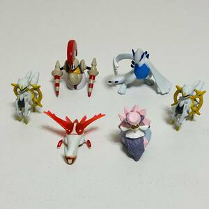 【中古品】ポケットモンスター ポケモン モンスターコレクション モンコレ 6個セット ディアンシー ラティアス ルギア シュバルゴ etc.