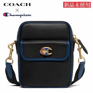 希少完売品★ 【新品箱付き】COACH × Champion コーチ チャンピオン DYLAN15 ディラン15 コラボ商品 ショルダーバッグ ターンロック Cロゴ