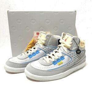 試着のみ UNION × NIKE AIR JORDAN 2 RETRO SP GREY FOG US9.5 27.5cm DN3802-001 ユニオン ナイキ エア ジョーダン グレイフォグ