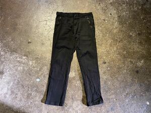 COMME des GARCONS HOMME AD2005 製品染め加工 エステル ジッパーポケット パンツ コムデギャルソンオム HP-P040 M