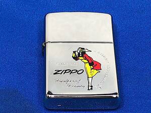 4/029【ジャンク】 Zippo ジッポー オイルライター Windproof Beauty SINCE 1932 ウィンディ 色付き 喫煙具