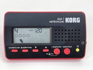 KORG MA-1-METRONOME コルグ カード型 電子メトロノーム ブラック レッド【H73112】