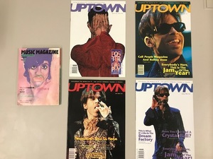 プリンス ファンジン PRINCE UPTOWN MAGAZINE FANZINE #30,31,32,34/ミュージック マガジン 1985年1月号 MUSIC MAGAZINE インタヴュー/洋楽