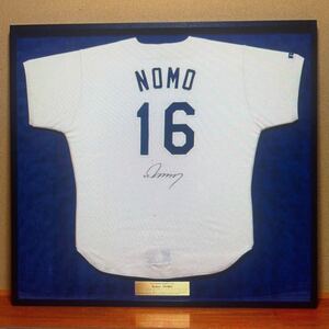 野茂英雄投手　1995年　ロサンゼルス　ドジャース　実使用　ユニフォーム　サイン入り