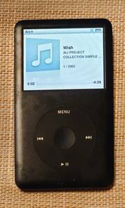 APPLE A1238 iPod classic 160GB BLACK《通電・動作確認済み》◆リユース品