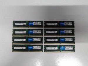 メモリ　MICRON　32GB 2Rx4　PC4-2400T　Registered RDIMM　8枚セット　計256GB　　MTA36ASF4G72PZ