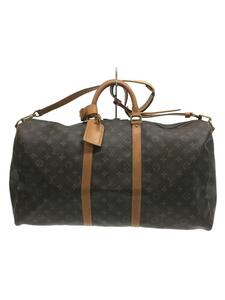 LOUIS VUITTON◆キーポル・バンドリエール55_モノグラム_BRW/PVC/BRW/M41414/変色・塗装剥げ有