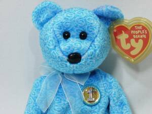 D9★ぬいぐるみ★ty　BEANIE BABIES　くま　Classy◆22cm