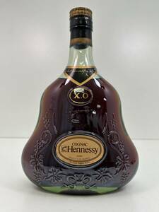 H0604-54 1844【1円スタート】 ヘネシー　Hennessy　XO　金キャップ　グリーンボトル　コニャック　ブランデー　700ml　未開栓　古酒