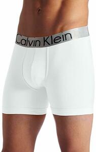 (カルバンクライン) Calvin Klein ボクサーパンツ ロング Steel Micro Boxer Brief メンズ U2719 ホワイト XL【並行輸入品 新品】