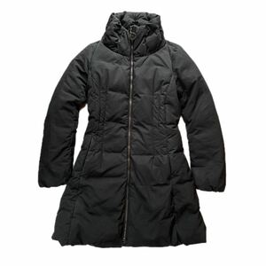 20万弱MONCLER モンクレール RENNE(レンヌ)ブラックダウンコート1 (S相当) 中古　フード欠品/黒/ブルガリア製/